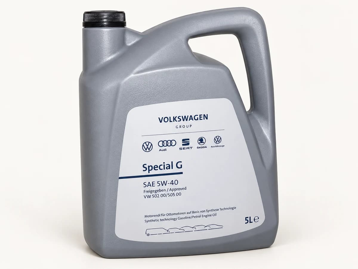 Illustration of vw special g 5w-40 engine oil · 5l